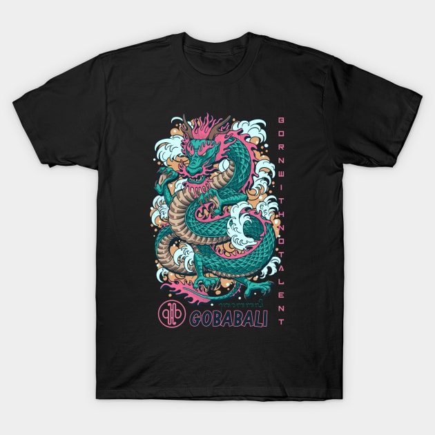 Green Dragon T-Shirt by yudabento